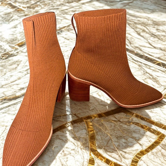 Steven New York Heeled Sock Booties - Picture 1 of 4